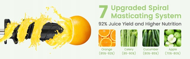 Wyciskarka Wolnoobrotowa do soku Fezen ZM1513 400W