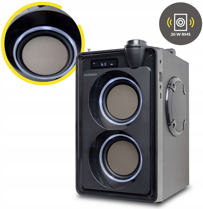 GŁOŚNIK BLUETOOTH SOUNDBEAT 5.0 USB SD AUX RADIO