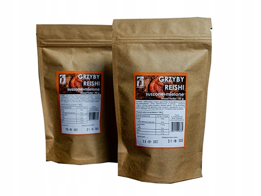 Reishi Ganoderma Lucidum 50g - ZDROWIE ODPORNOŚĆ