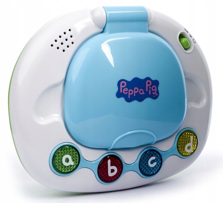 LAPTOP EDUKACYJNY DLA DZIECI po polsku INTERAKTYWNY KOMPUTER ŚWINKA PEPPA