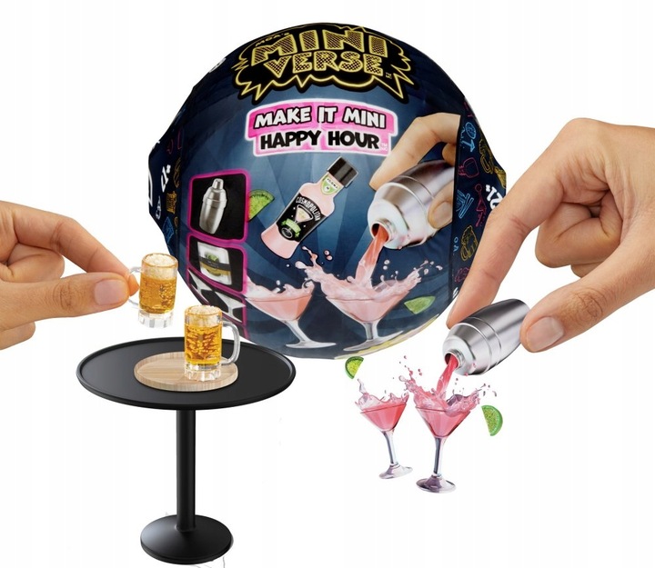 MGA's Miniverse Make It Mini Happy Hour Mini Collectibles, Blind Packaging