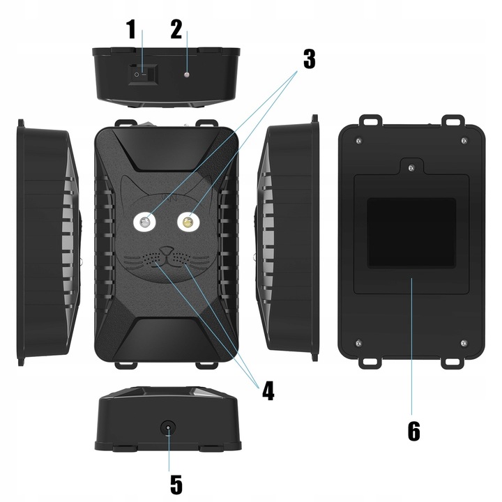 ODSTRASZACZ na KUNY MYSZY do SAMOCHODU AUTA GRYZONI KUN SAMOCHODOWY 5-12V