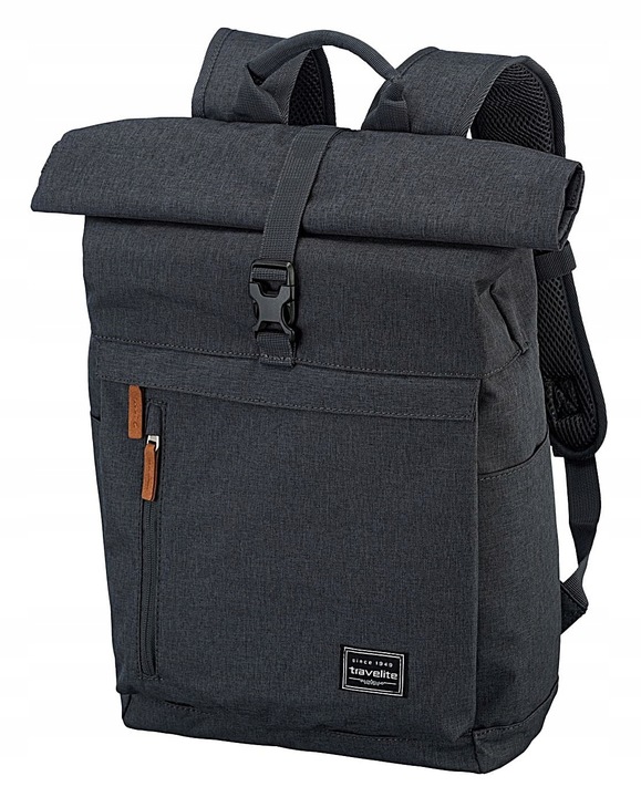 Plecak miejski rolowany Travelite Basics 35l na laptopa 15,6" antracyt