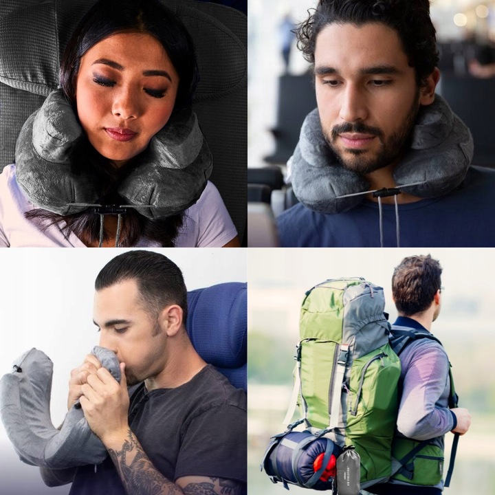 CABEAU AIR EVOLUTION PODUSZKA PODRÓŻNA ZAGŁÓWEK ROGAL NA SZYJĘ DMUCHANA