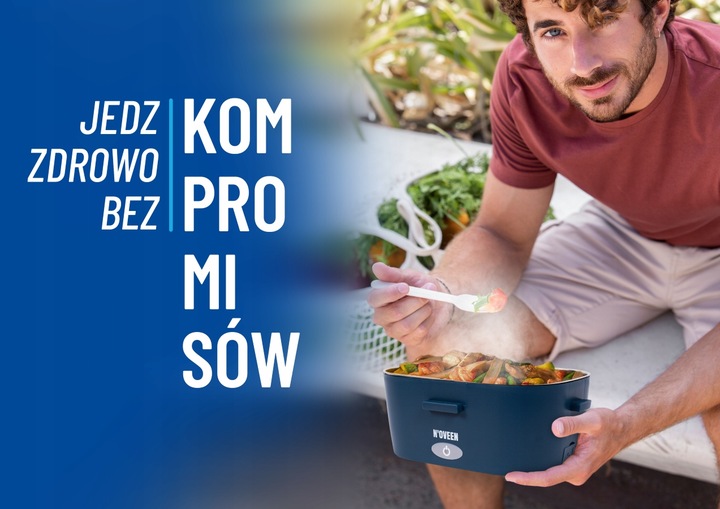 Lunch BOX TERMOS NA JEDZENIE PODGRZEWACZ DO AUTA 12/24/230V