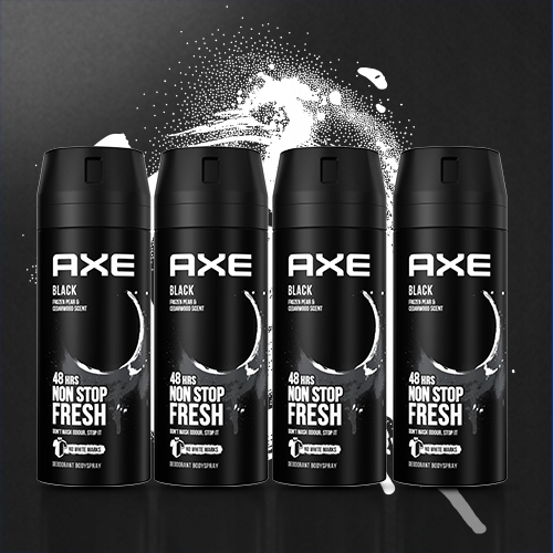 AXE Black dezodorant dla mężczyzn 4x150 ml DEO