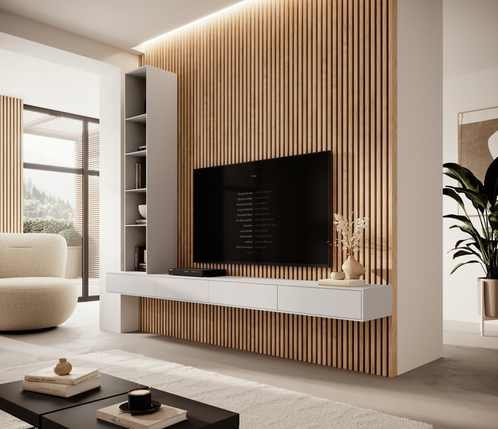 Lamele na czarnym filcu 53 x 275 cm RÓŻNE KOLORY