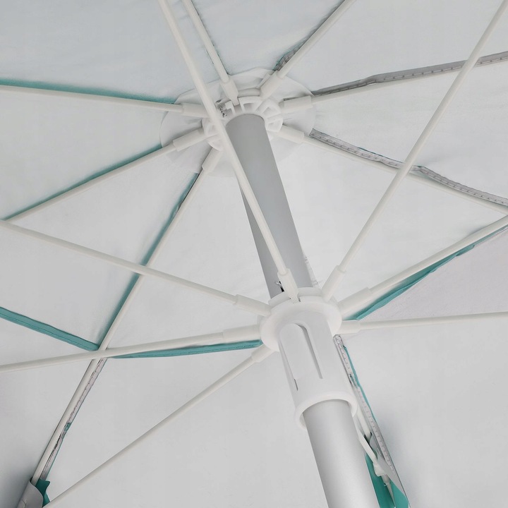 Duży parasol plażowy 2w1 namiot parawan ogrodowy składany w pokrowcu