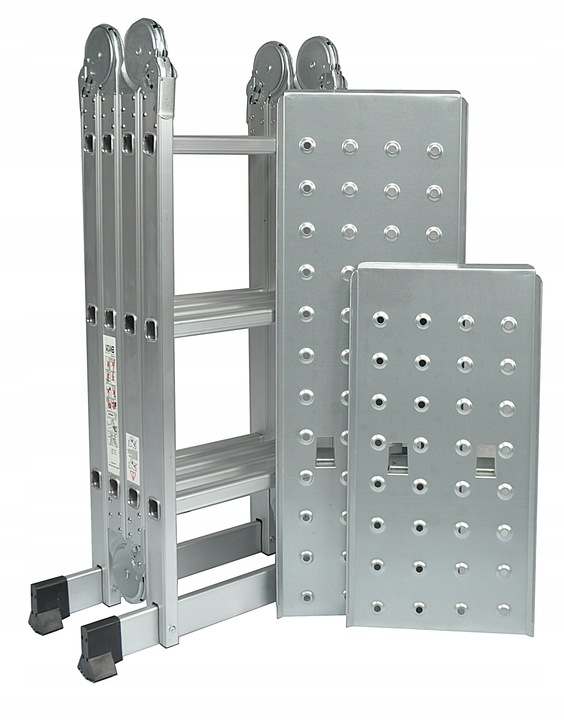 DRABINA ALUMINIOWA PRZEGUBOWA 5W1 4X3 3,5M PODEST