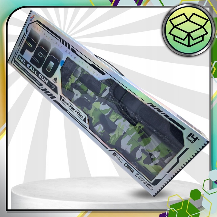 _ P90 PISTOLET KARABIN AUTOMAT NA KULKI ŻELOWE_