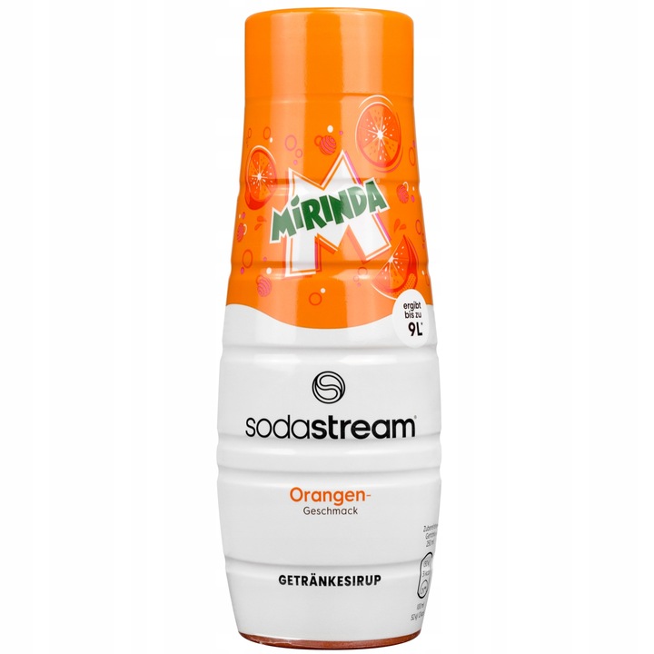 2x SYROP SODASTREAM ROCKSTAR ORIGINAL ZERO 440ML + MIRINDA