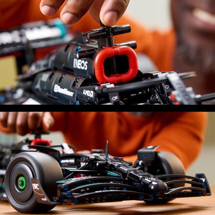 Super wyścigówka KLOCKI LEGO TECHNICZNE samochód Pull-Back AMG F1 240el.