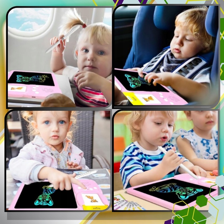 CZYTNIK KART DO NAUKI SŁÓWEK ANGIELSKI ZABAWKA DLA DZIECI RYSIK ZNIKOPIS