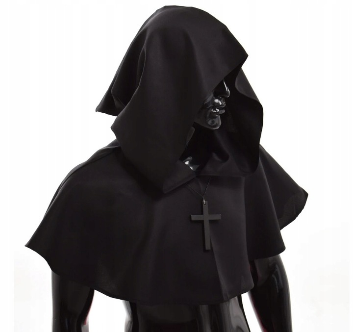 STRÓJ KOSTIUM PRZEBRANIE HABIT MNICH KSIĄDZ ZAKONNIK HALLOWEEN M/L 176/182
