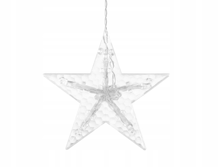 Lampki Choinkowe 108 LED Kurtyna Sople Zewnętrzne Girlanda Świetlna 2,5x0,9