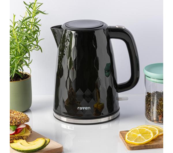Czajnik elektryczny Raven EC025C 2200 W 1,7 l czarny