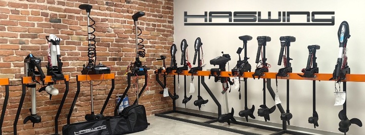 Silnik elektryczny Haswing Osapian 45 lbs 12V kolumna 90cm Strefa ciszy