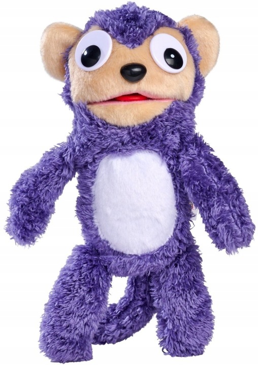 SIMBA SCREAMERZ AFFE małpka interaktywna 30cm fioletowa