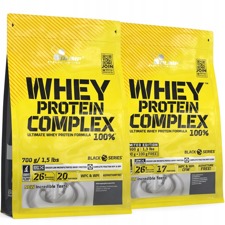 OLIMP WHEY PROTEIN COMPLEX 100% 2x700g BIAŁKO WPC