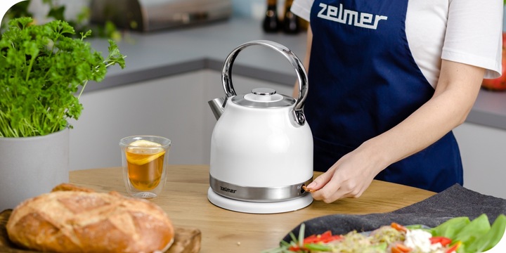 Czajnik elektryczny Zelmer ZCK7940 1.5 l 2200 W biały