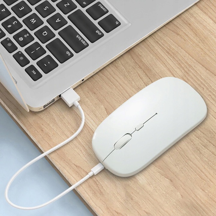 Bezprzewodowa MYSZKA laserowa do komputera DUAL Bluetooth i radio 1600DPI