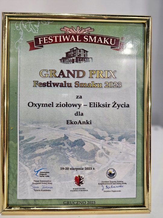 EkoAnka Ocet ziołowy MOTYLEM JESTEM na odchudzanie z MUMIO