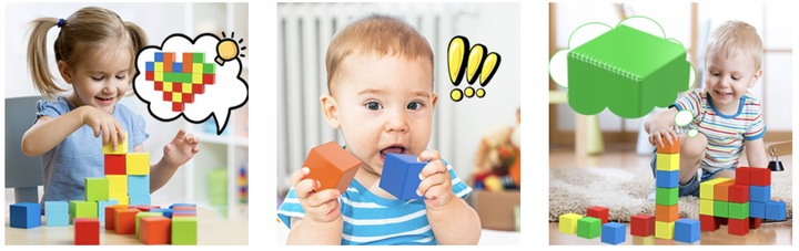 Klocki Konstrukcyjne Magnetyczne Edukacyjne Duże Zestaw Klocków Dla Dzieci