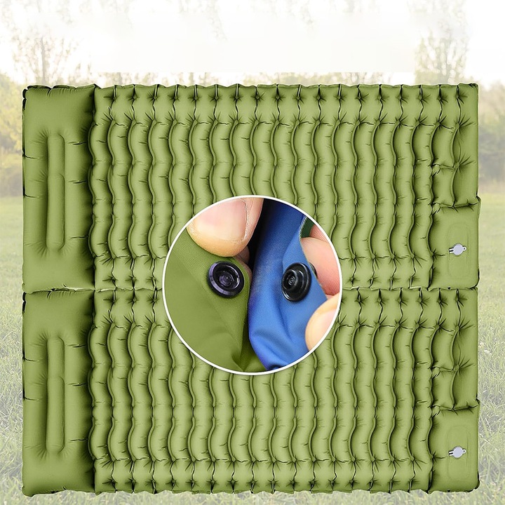 MATA KARIMATA MATERAC SAMOPOMPUJĄCY POMPKA PODUSZKA 195X68X10CM INFLACJA