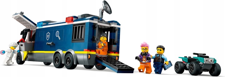 LEGO City Policyjna ciężarówka z laboratorium kryminalnym 60418