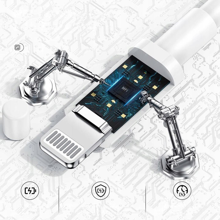 ŁADOWARKA SIECIOWA USB-C DO IPHONE 11 12 13 14 15 PRO MAX + KABEL LIGHTNING