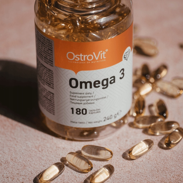 OstroVit Omega 3 180 kapsułek WITAMINY KWASY TŁUSZCZOWE