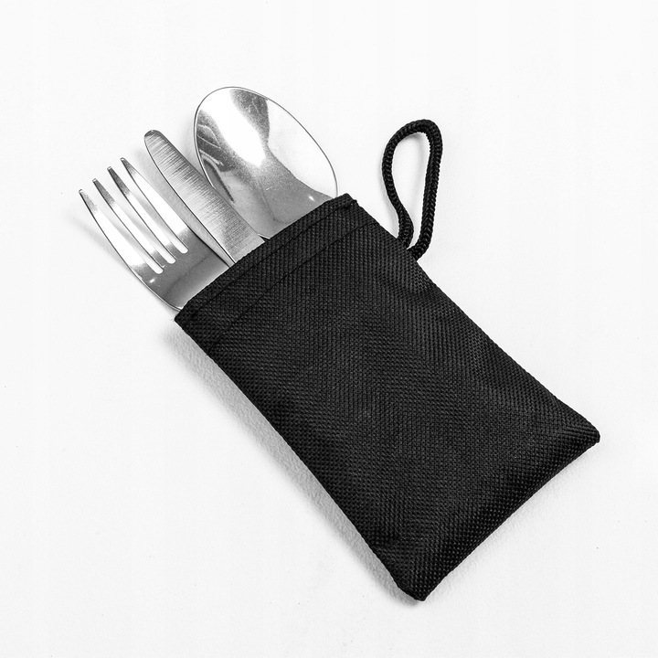 SZTUĆCE TURYSTYCZNE KEMPINGOWE NIEZBĘDNIK POD NAMIOT BIWAK SKŁADANE