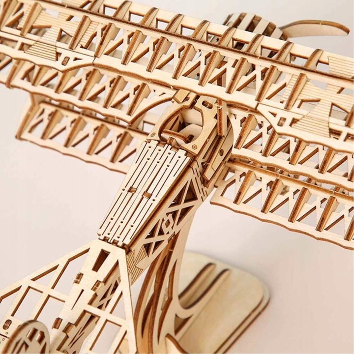 Puzzle 3D Samolot drewniany model do składania
