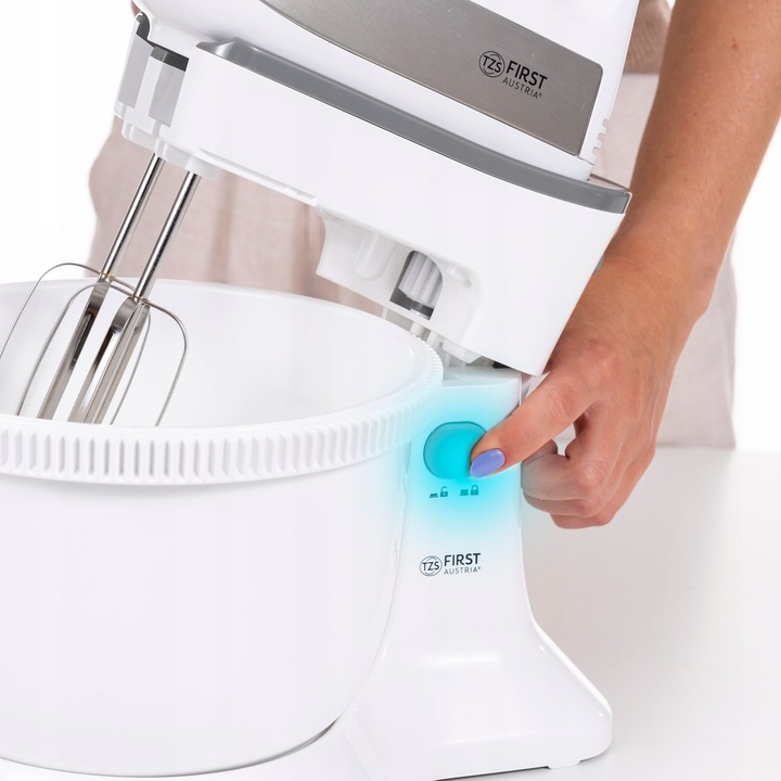 MIKSER KUCHENNY Z MISĄ OBROTOWĄ RĘCZNY FIRST AUSTRIA 500W