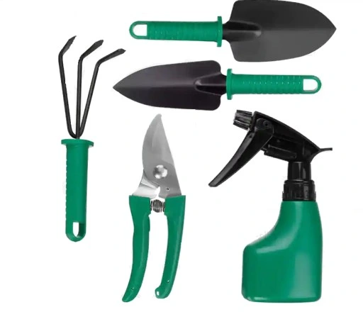 Narzędza ogrodowe zestaw 5 elementów na działkę