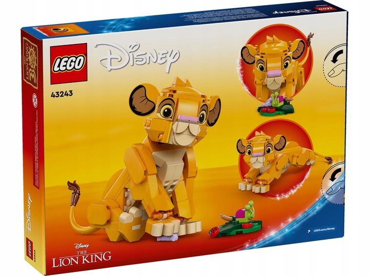 LEGO Disney 43243 Lwiątko Simba z Króla Lwa Prezent
