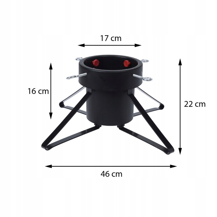 STOJAK CHOINKOWY pod Choinkę REGULOWANY Pojemnik na wodę 1,8l z Regulacją