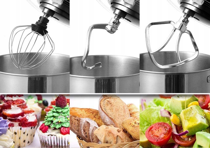 ROBOT KUCHENNY PLANETARNY MIKSER DUŻA MISA CZARNY RAVANSON RP2500B