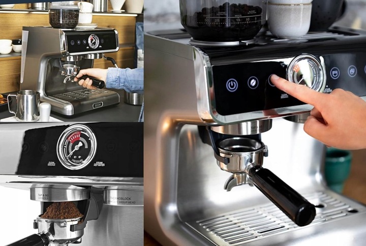 CIŚNIENIOWY EKSPRES DO KAWY Z MŁYNKIEM I SPIENIACZEM BEEM Grind Profession