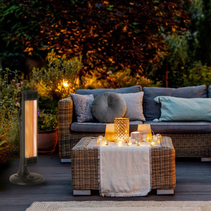 Promiennik Podczerwieni Tarasowy FIX 1000W Oscylacja Pionowy i Poziomy