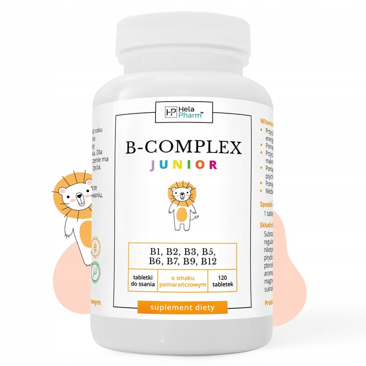 Witamina B Complex dla dzieci do ssania 3x120
