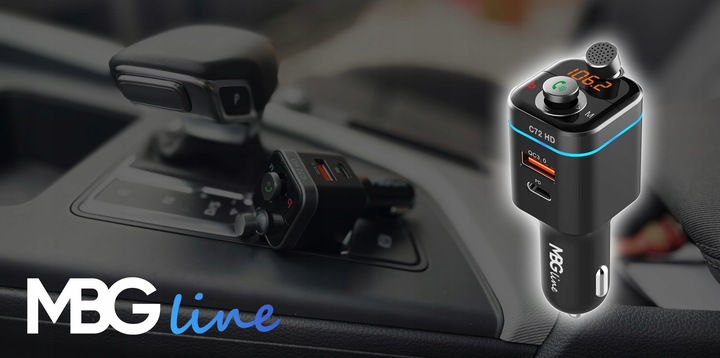 Transmiter FM Bluetooth 5.0 ładowarka QC 4.0 PD20W