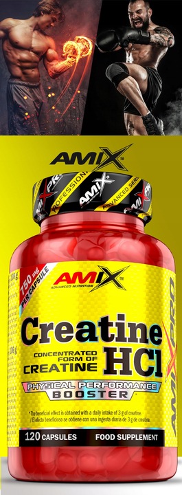 Moc i Siła Kreatyna HCL Kapsułki + Booster Testosteronu +Hormon Wzrostu GH