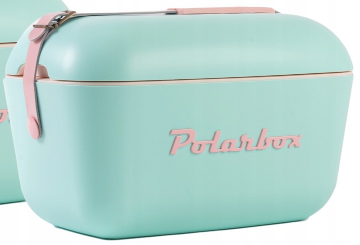 Lodówka turystyczna POLARBOX turkus + pudrowy 12L