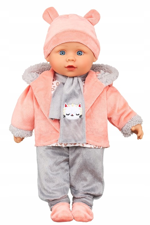 Smily Play Lalka Julka Interaktywna Bobas 40cm Mówi PL/ENG