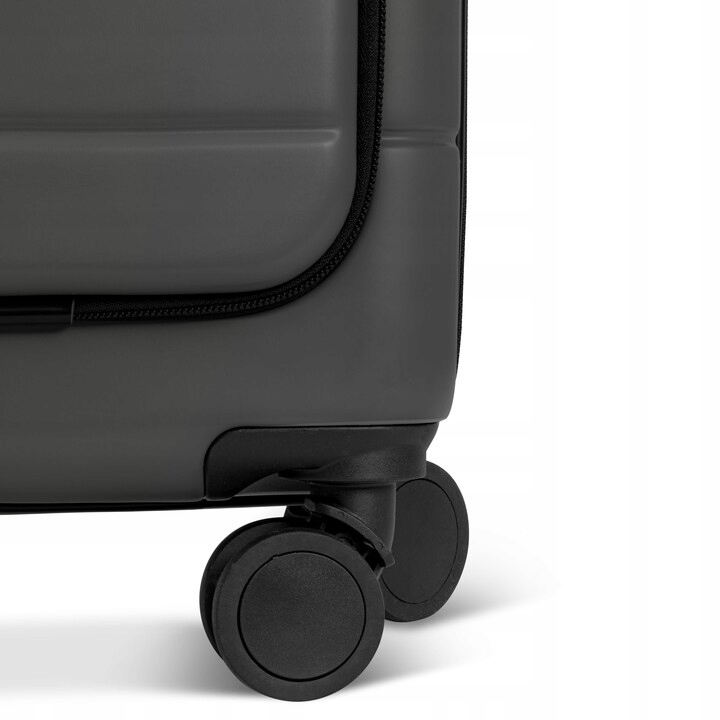 Walizka - Materiał ABS | kółka 360° | zamek TSA | uchwyt na telefon i napój