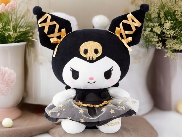 Maskotka Hello Kitty Pluszowa Kuromi Kotek Pluszak Przytulanka Duża 35cm