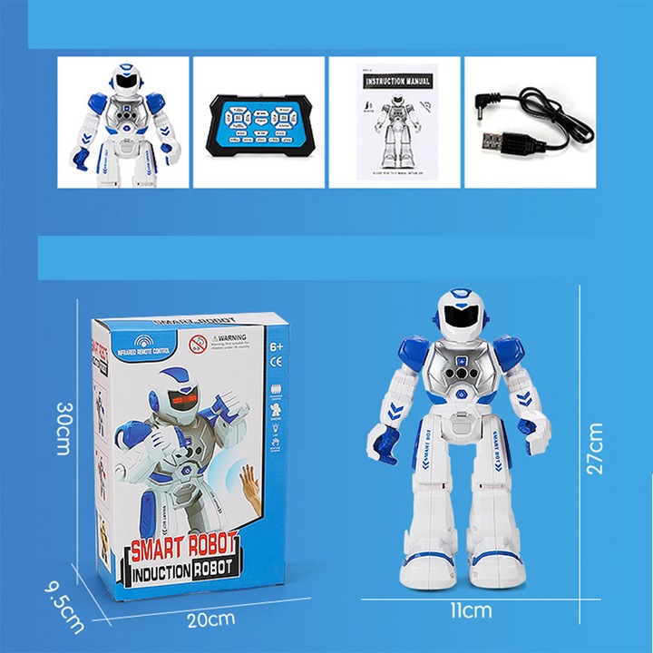 INTELIGENTNY ROBOT WYKRYWAJĄCY GESTY RC CZUJNIK DLA DZIECKA + PILOT