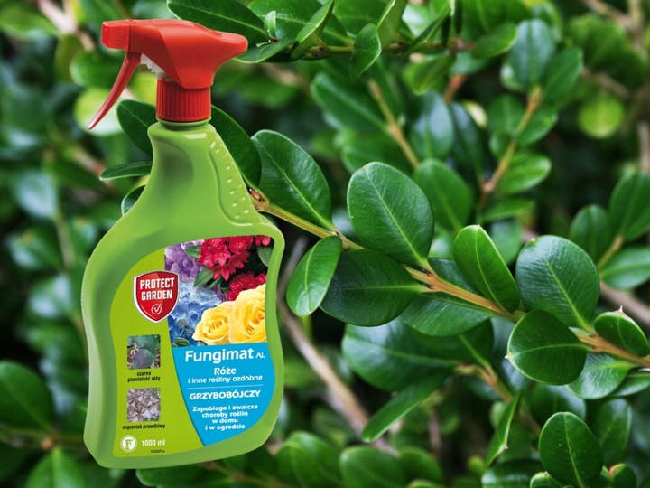 FUNGIMAT AL ŚRODEK GRZYBOBÓJCZY DO RÓŻ I ROŚLIN OZDOBNYCH 1L PROTECT GARDEN