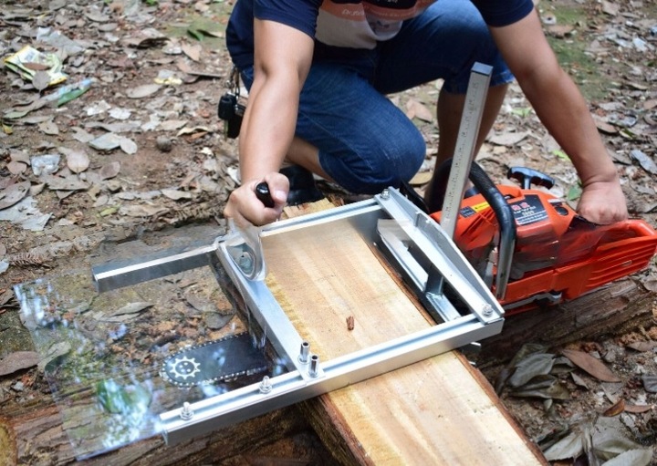 PROWADNICA DO PIŁY SPALINOWEJ 14"-36” TRAK DO DREWNA PRZENOŚNY PRZYSTAWKA